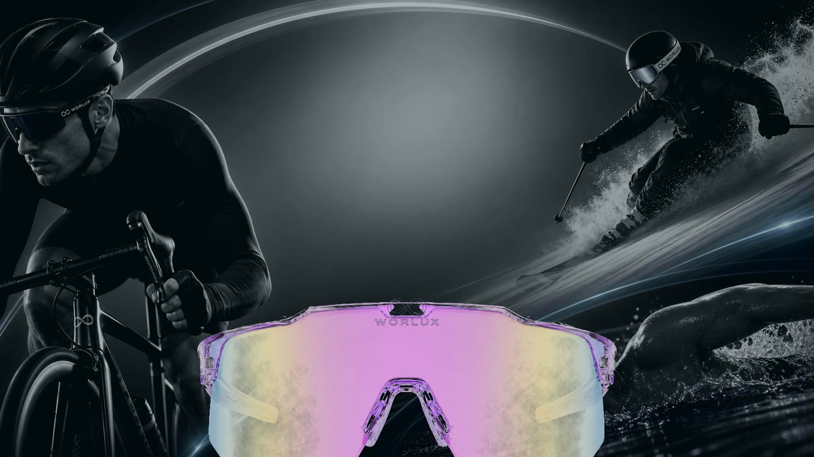 WORLUX cycling sunglasses for road safety and outdoor awareness