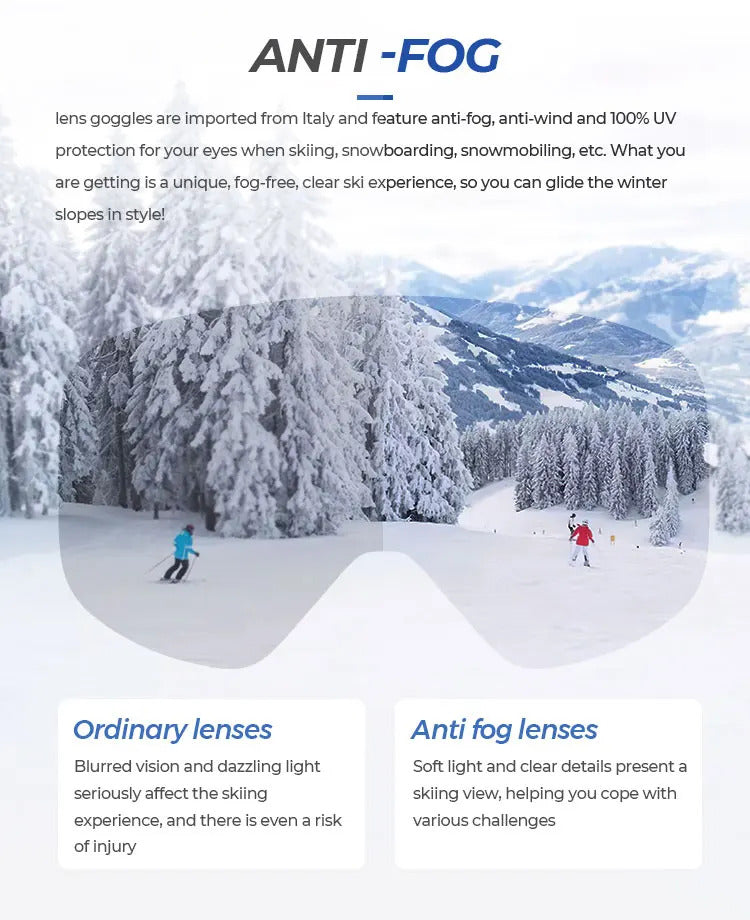 WORLUX ski goggles with magnetic lens for snowboarding - image 22