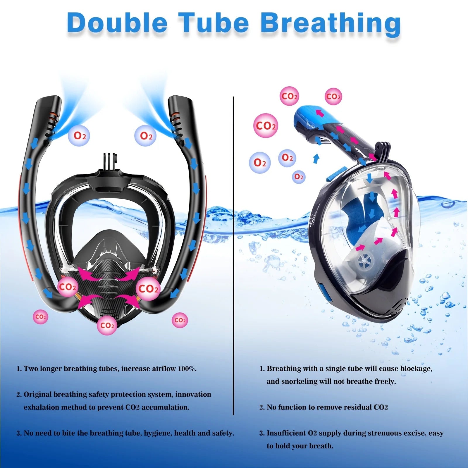 WORLUX wide-view diving mask for snorkeling and freediving - image 4