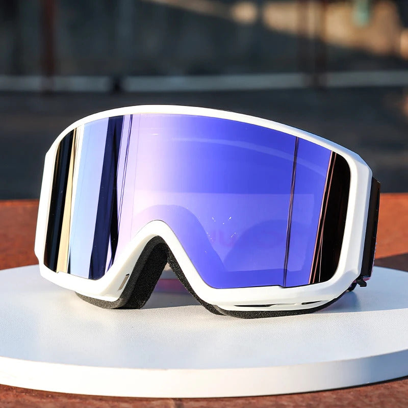 WORLUX ski goggles with magnetic lens, OTG fit for snowboarding - image 1