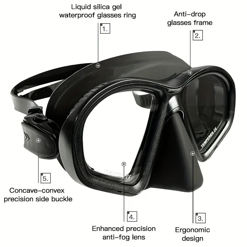 WORLUX wide-view diving mask for snorkeling and freediving - image 21