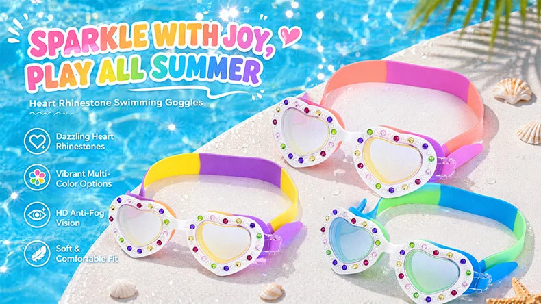 WORLUX kids anti-fog swim goggles for pool training - image 8