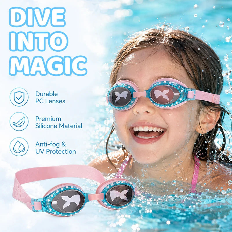 WORLUX kids anti-fog swim goggles for pool training - image 6