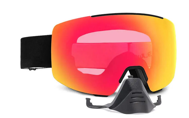 WORLUX ski goggles with magnetic lens, OTG fit for snowboarding - image 12