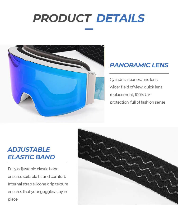 WORLUX ski goggles with magnetic lens for snowboarding - image 23