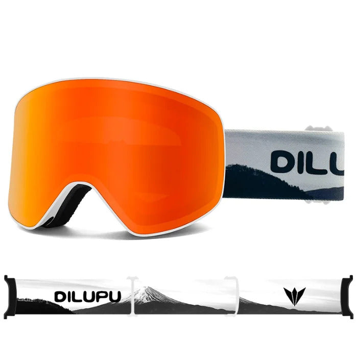 WORLUX UV400 ski goggles with anti-fog UV400 lens for snowboarding - image 10