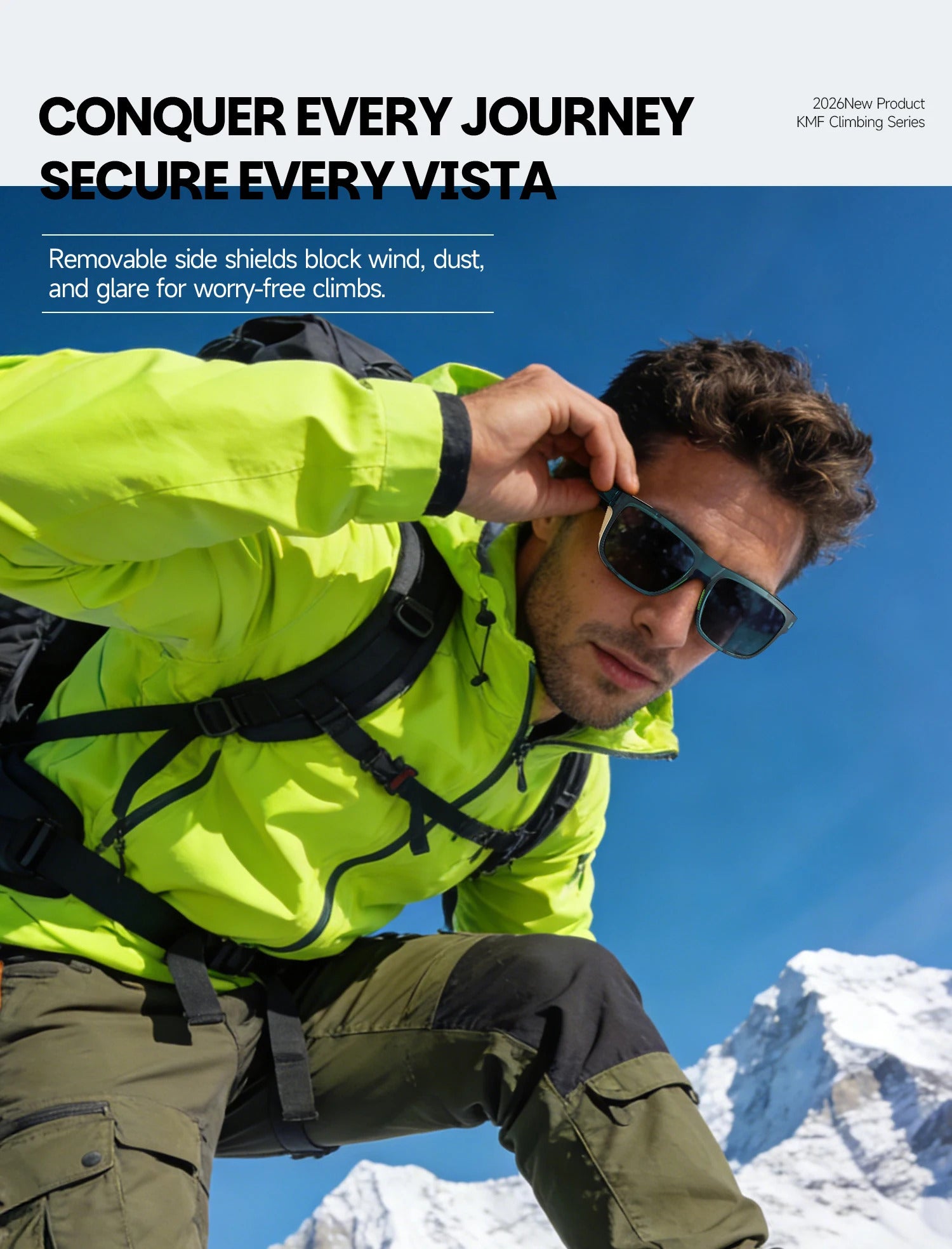 WORLUX sports sunglasses with polarized mirrored lens for hiking and climbing - image 13