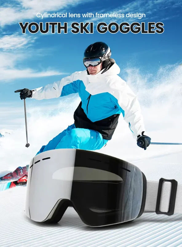 WORLUX UV400 ski goggles with anti-fog UV400 lens for snowboarding - image 5