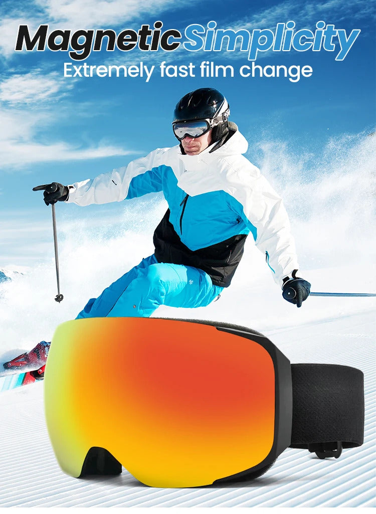 WORLUX ski goggles with magnetic lens for snowboarding - image 13