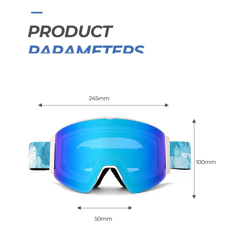 WORLUX ski goggles with magnetic lens for snowboarding - image 21