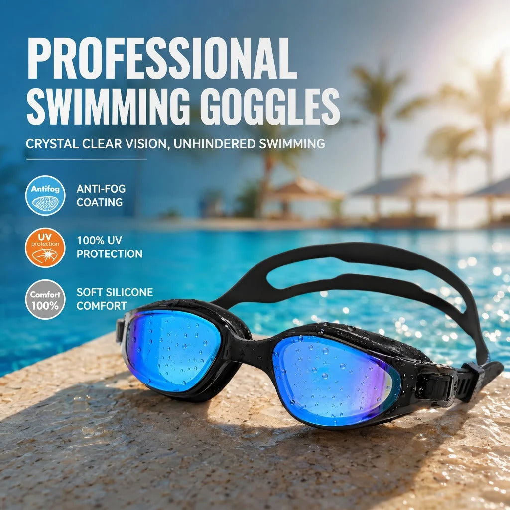 WORLUX anti-fog swim goggles for pool training - image 25