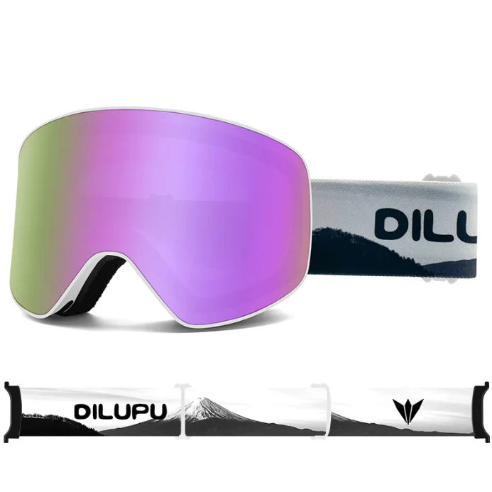 WORLUX UV400 ski goggles with anti-fog UV400 lens for snowboarding - image 9