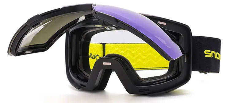 WORLUX ski goggles with magnetic lens, OTG fit for snowboarding - image 16