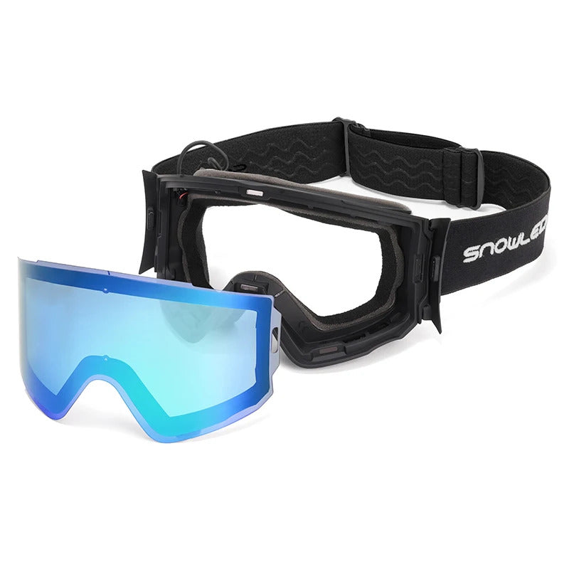 WORLUX ski goggles with magnetic lens for snowboarding - image 2