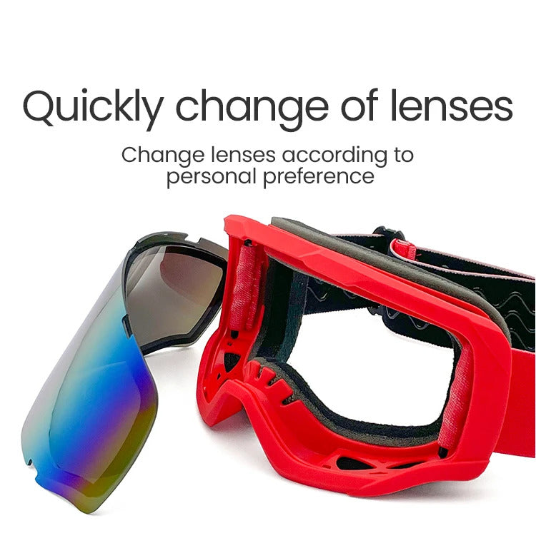WORLUX UV400 ski goggles with anti-fog UV400 lens for snowboarding - image 19