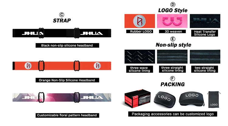 WORLUX ski goggles with anti-fog UV400 lens for snowboarding - image 18
