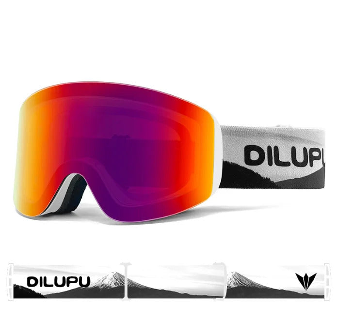 WORLUX ski goggles with magnetic lens, OTG fit for snowboarding - image 10