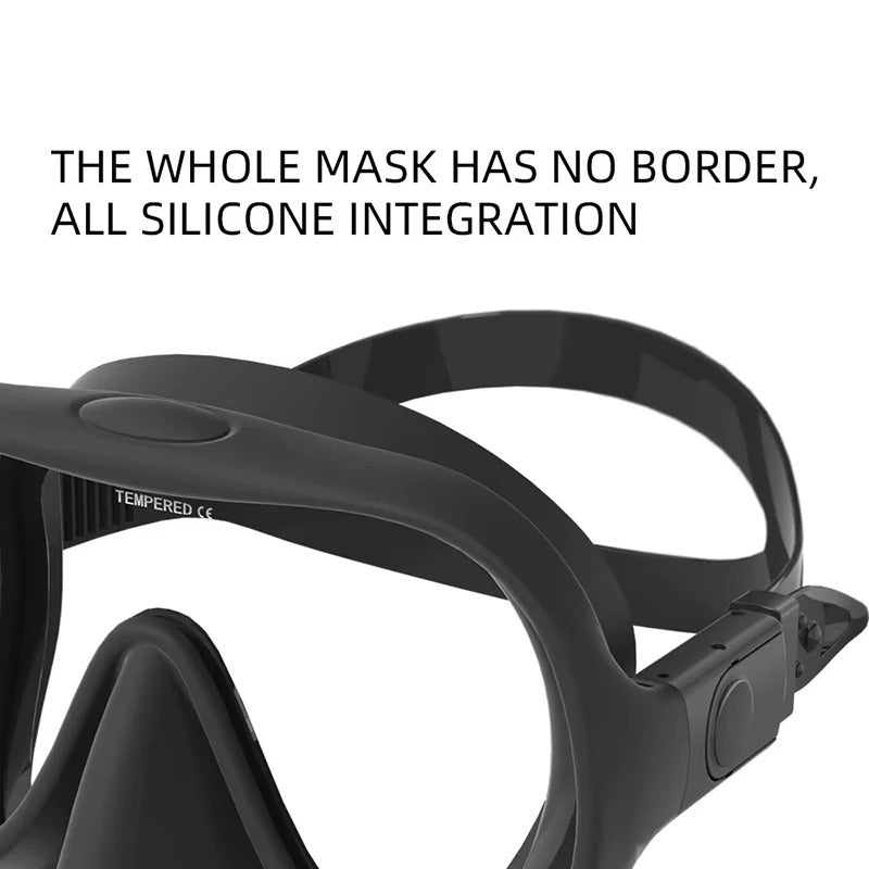 WORLUX tempered glass diving mask for snorkeling and freediving - image 2