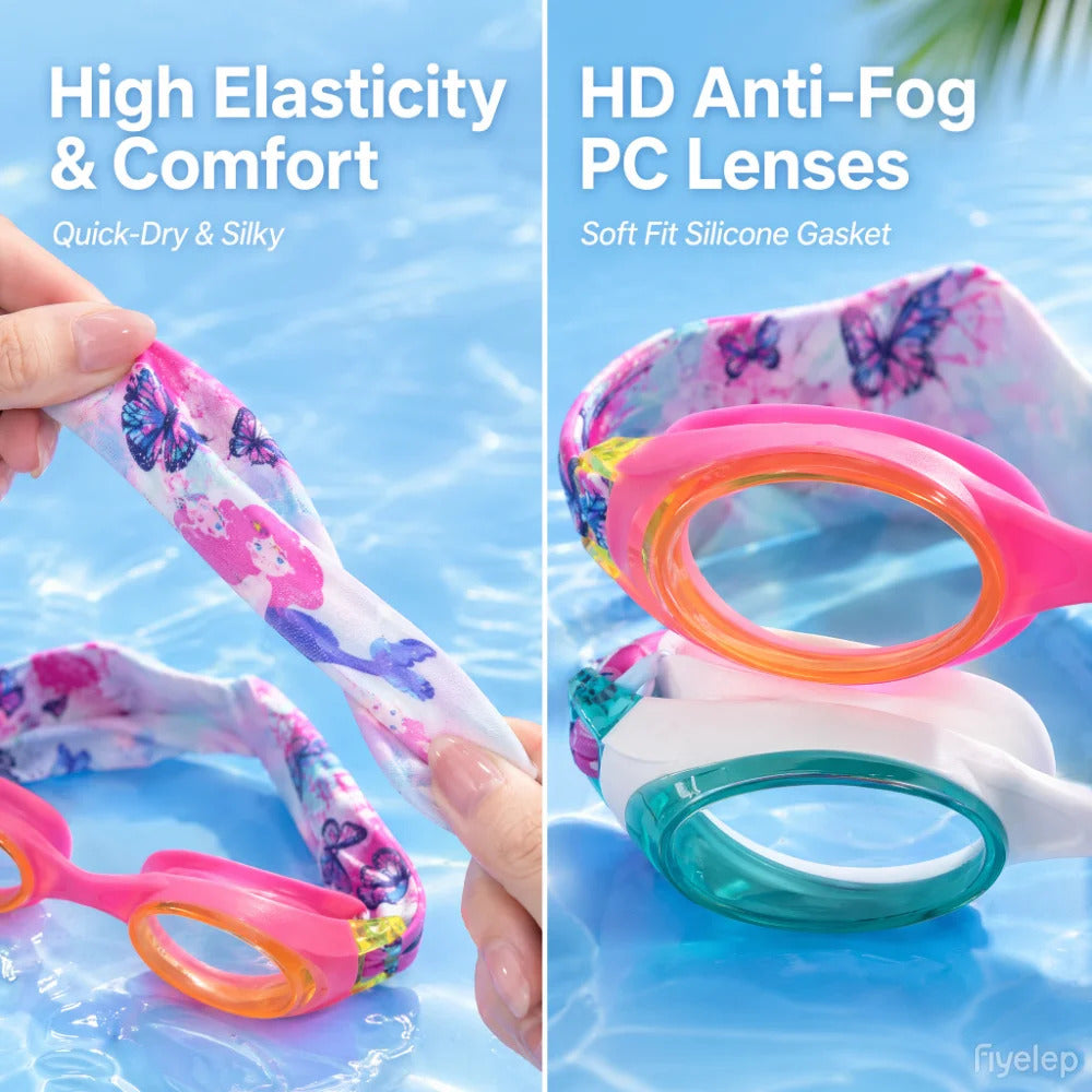 WORLUX kids anti-fog swim goggles for pool training - image 14