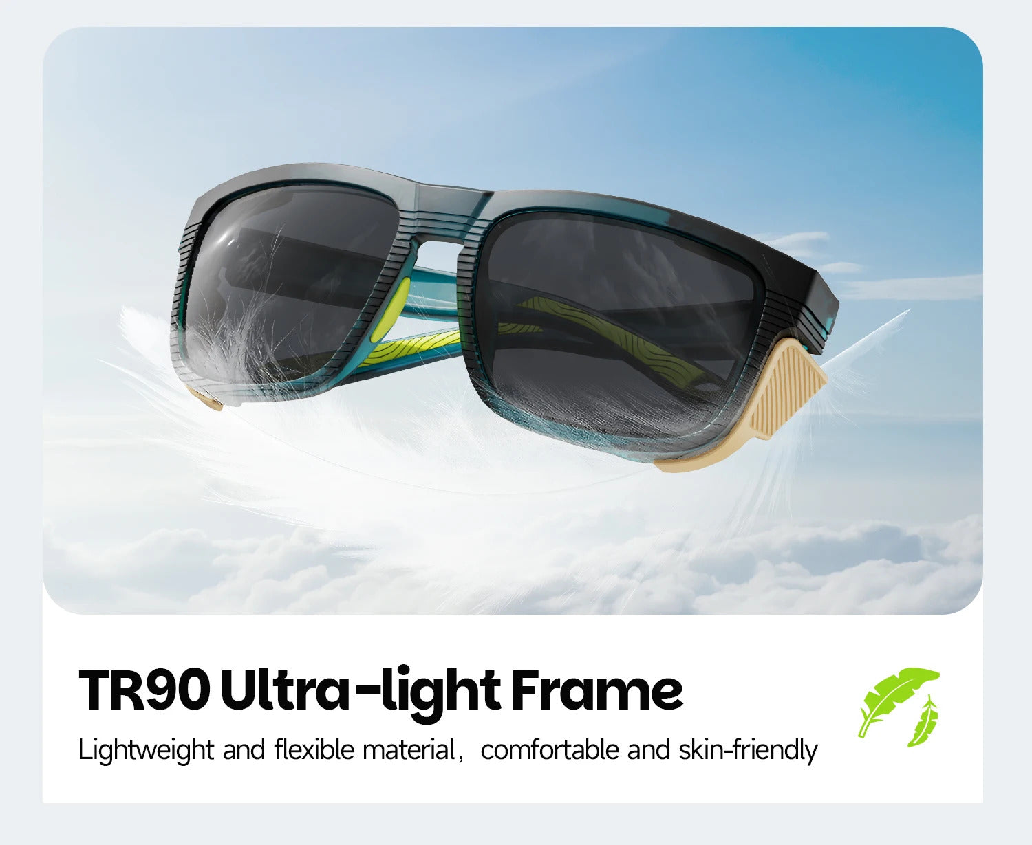 WORLUX sports sunglasses with polarized mirrored lens for hiking and climbing - image 14