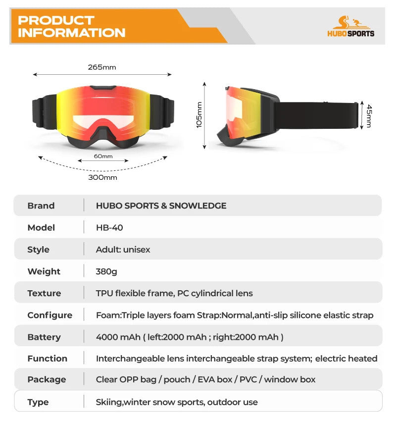 WORLUX ski goggles with magnetic lens for snowboarding - image 11