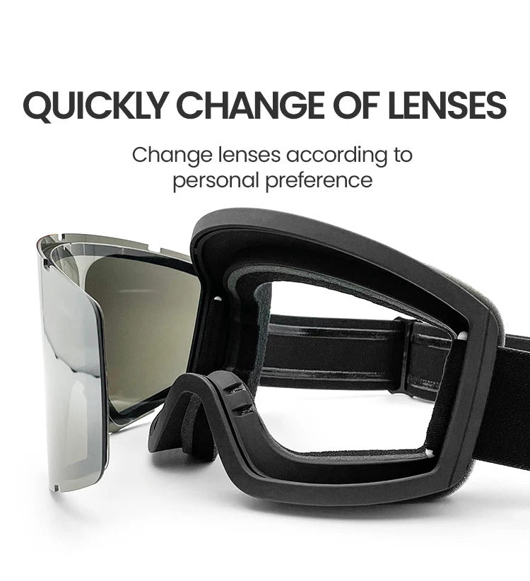 WORLUX UV400 ski goggles with anti-fog UV400 lens for snowboarding - image 24
