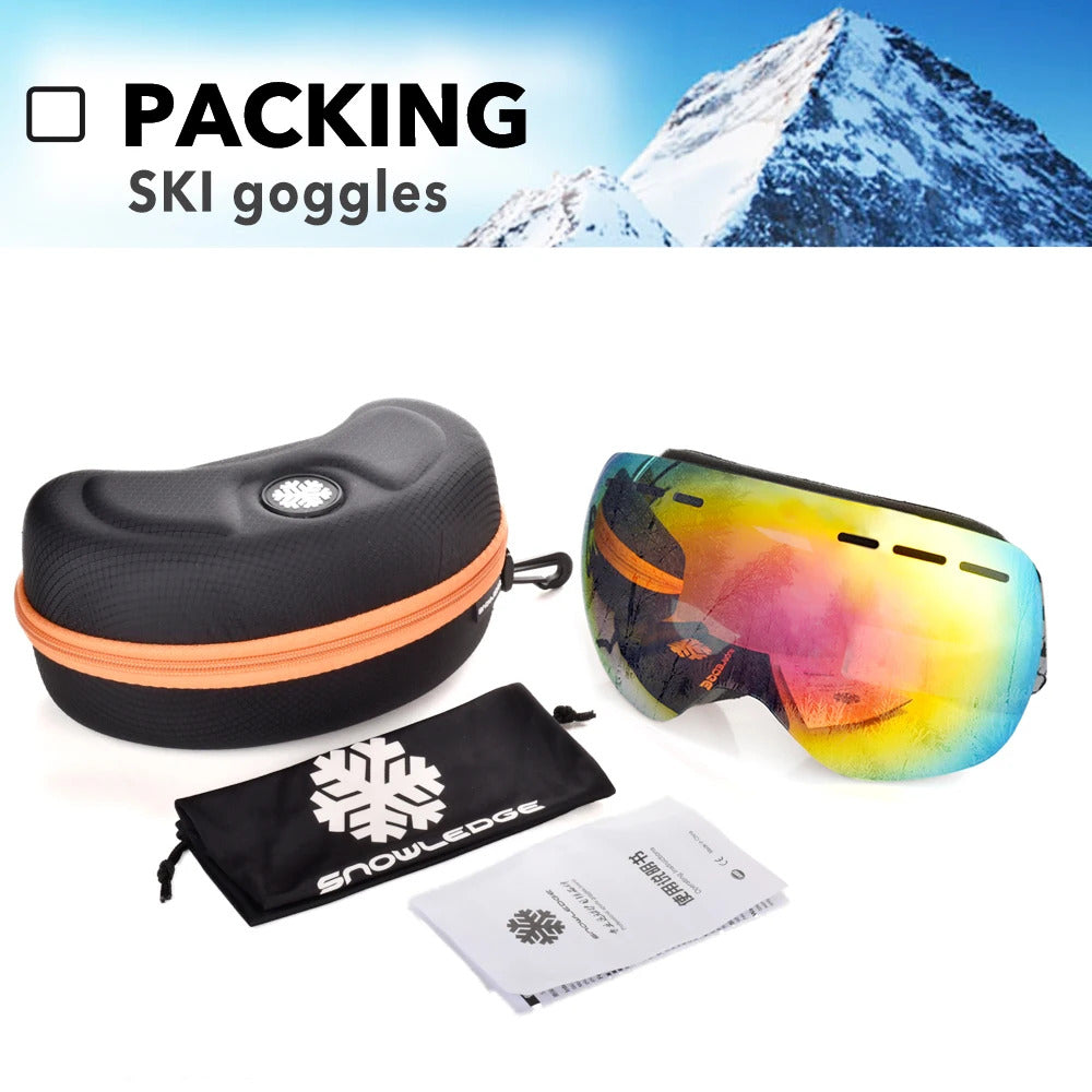 WORLUX ski goggles with frameless design for snowboarding - image 17
