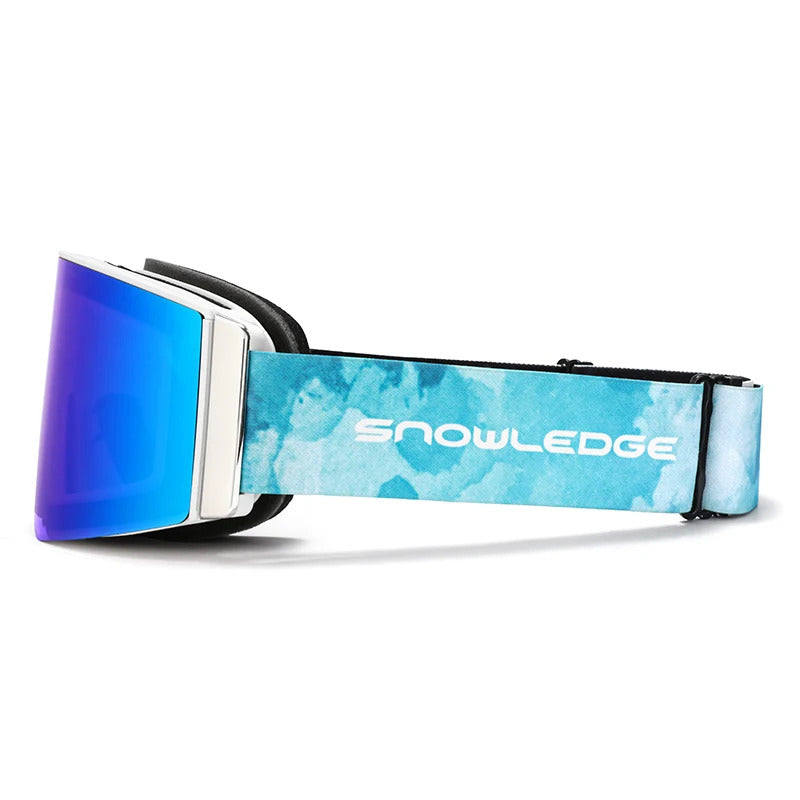 WORLUX ski goggles with magnetic lens, OTG fit for snowboarding - image 2