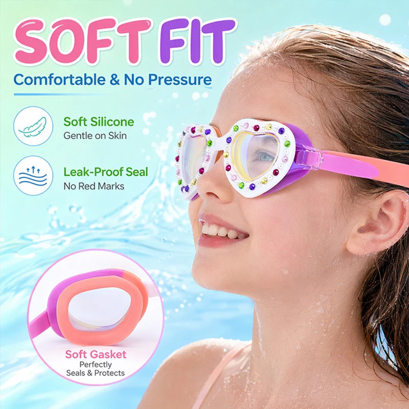 WORLUX kids anti-fog swim goggles for pool training - image 5