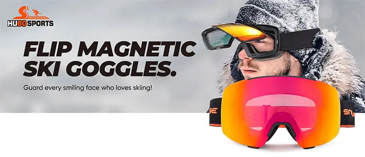WORLUX ski goggles with magnetic lens, OTG fit for snowboarding - image 10