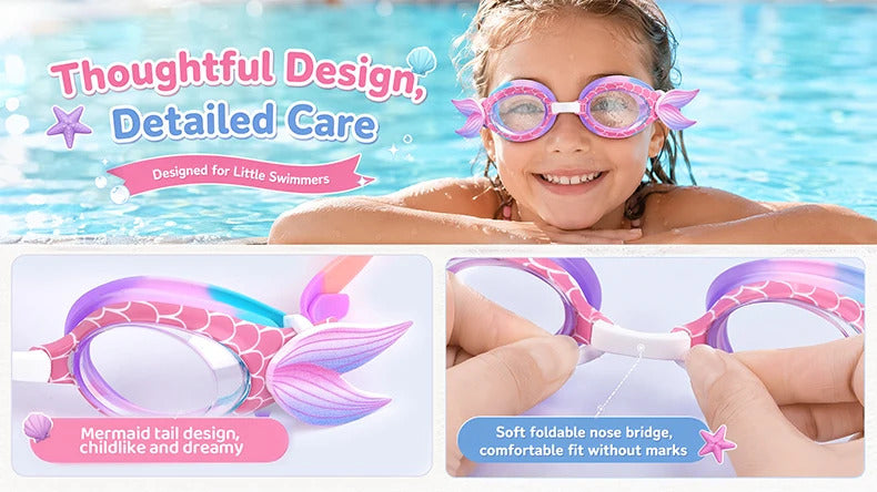 WORLUX kids anti-fog swim goggles for pool training - image 11