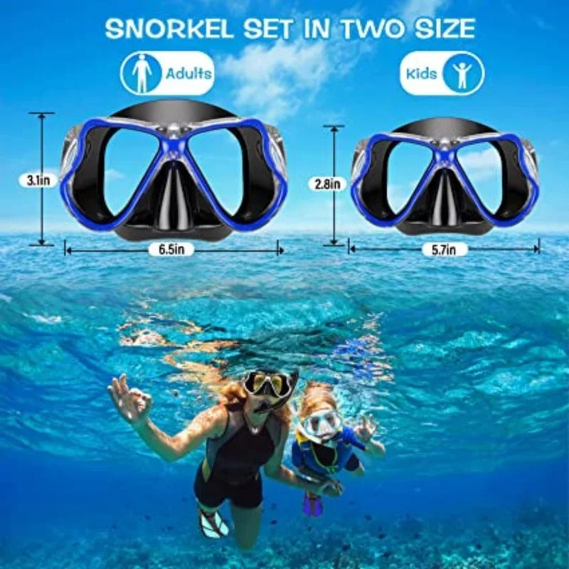 WORLUX tempered glass diving mask for snorkeling and freediving - image 4