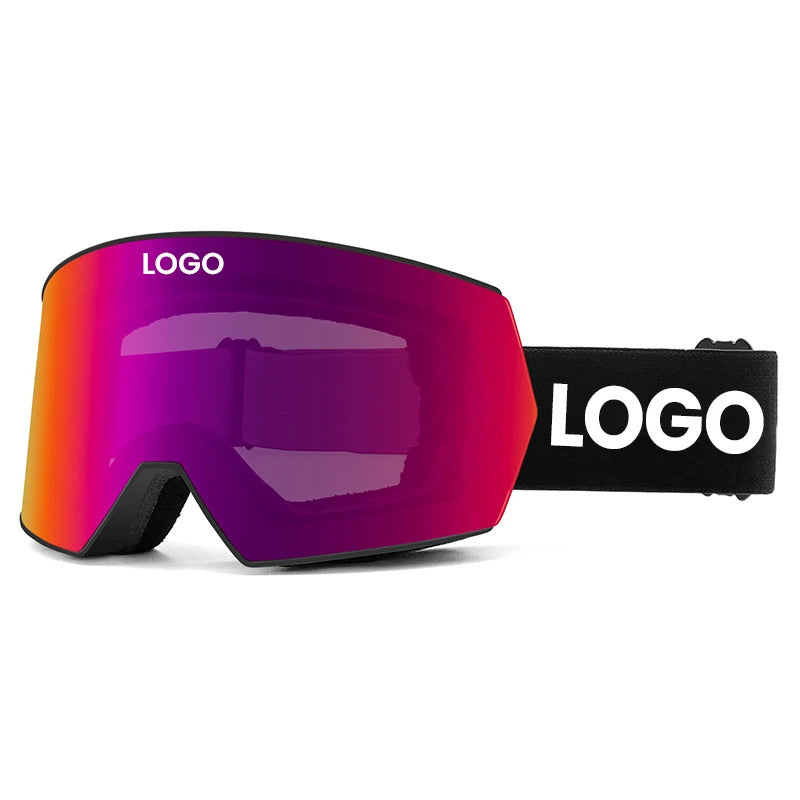 WORLUX ski goggles with magnetic lens, OTG fit for snowboarding - image 1