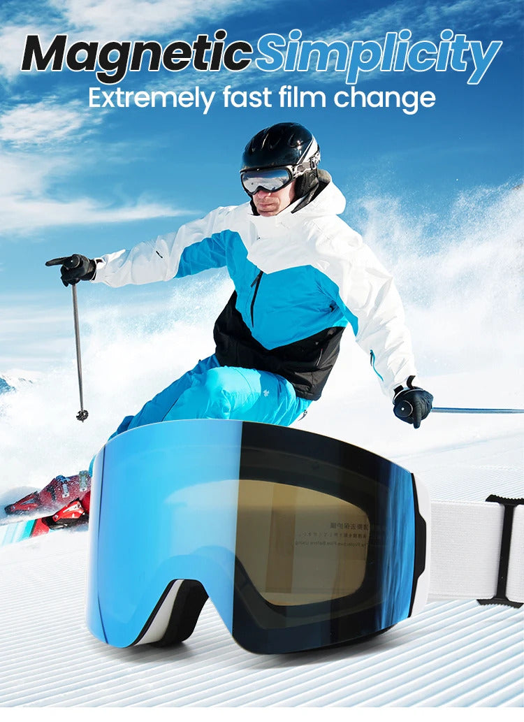 WORLUX ski goggles with magnetic lens for snowboarding - image 21