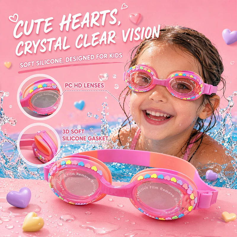 WORLUX kids anti-fog swim goggles for pool training - image 2