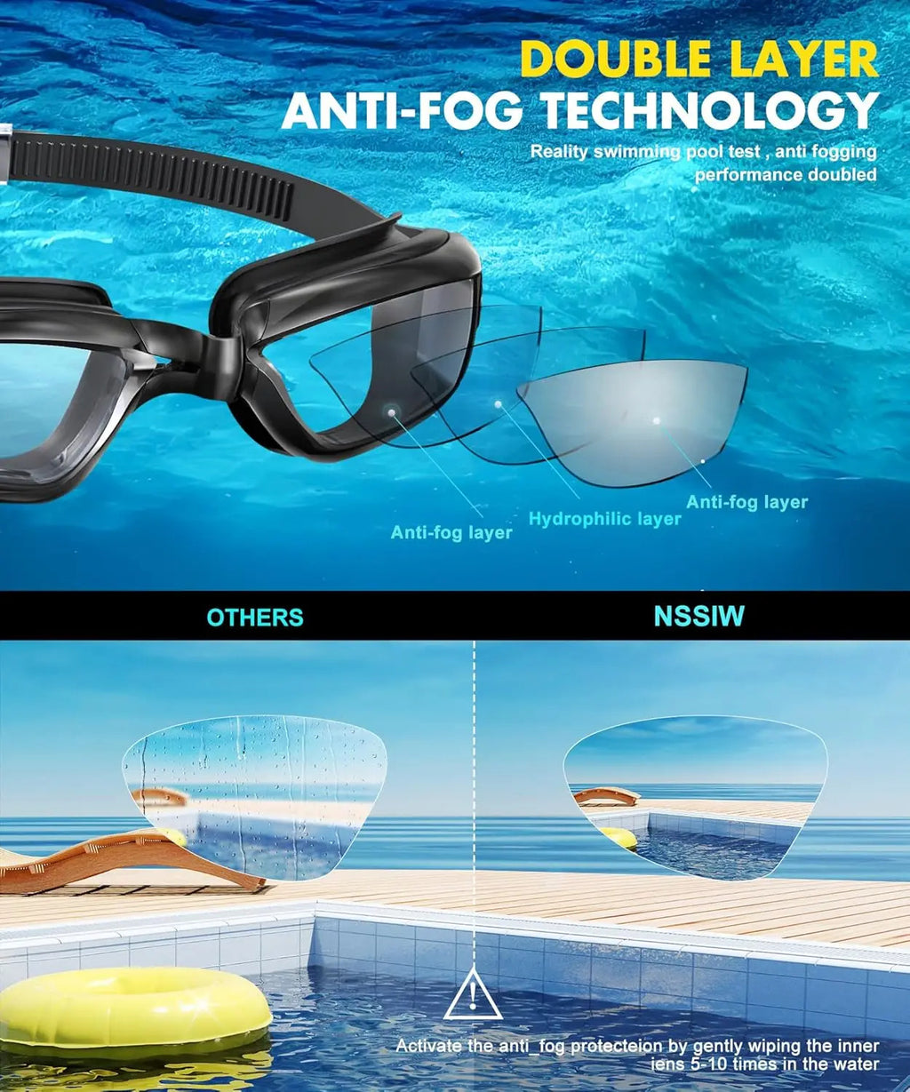 WORLUX anti-fog swim goggles for pool training - image 9
