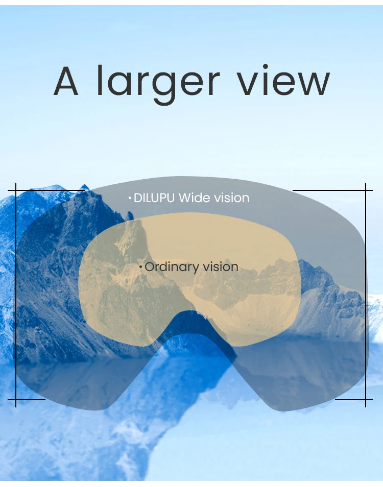 WORLUX UV400 ski goggles with anti-fog UV400 lens for snowboarding - image 29
