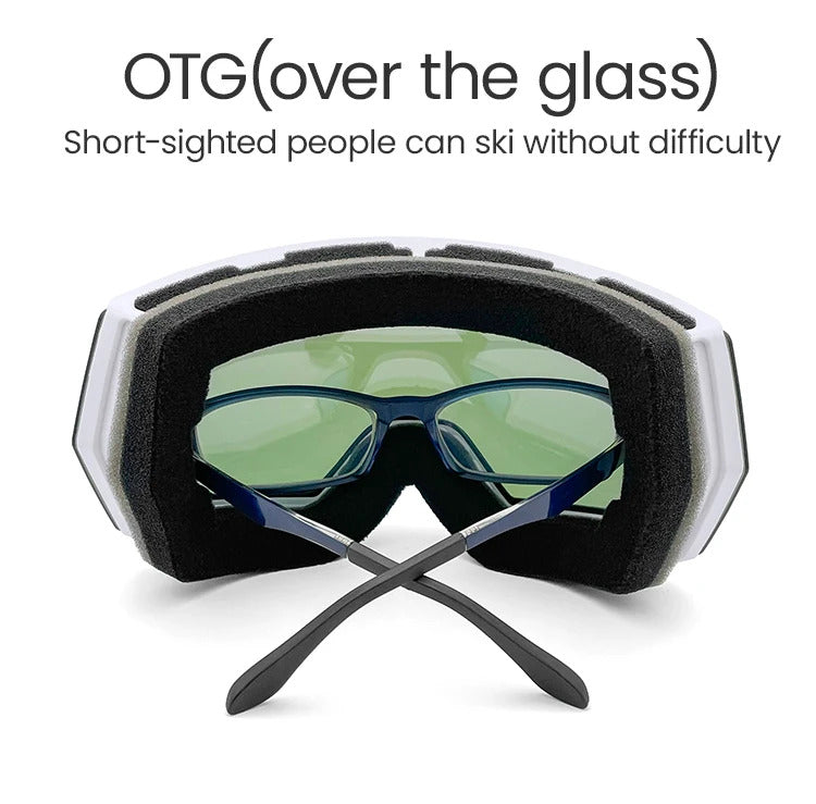 WORLUX ski goggles with magnetic lens, OTG fit for snowboarding - image 26