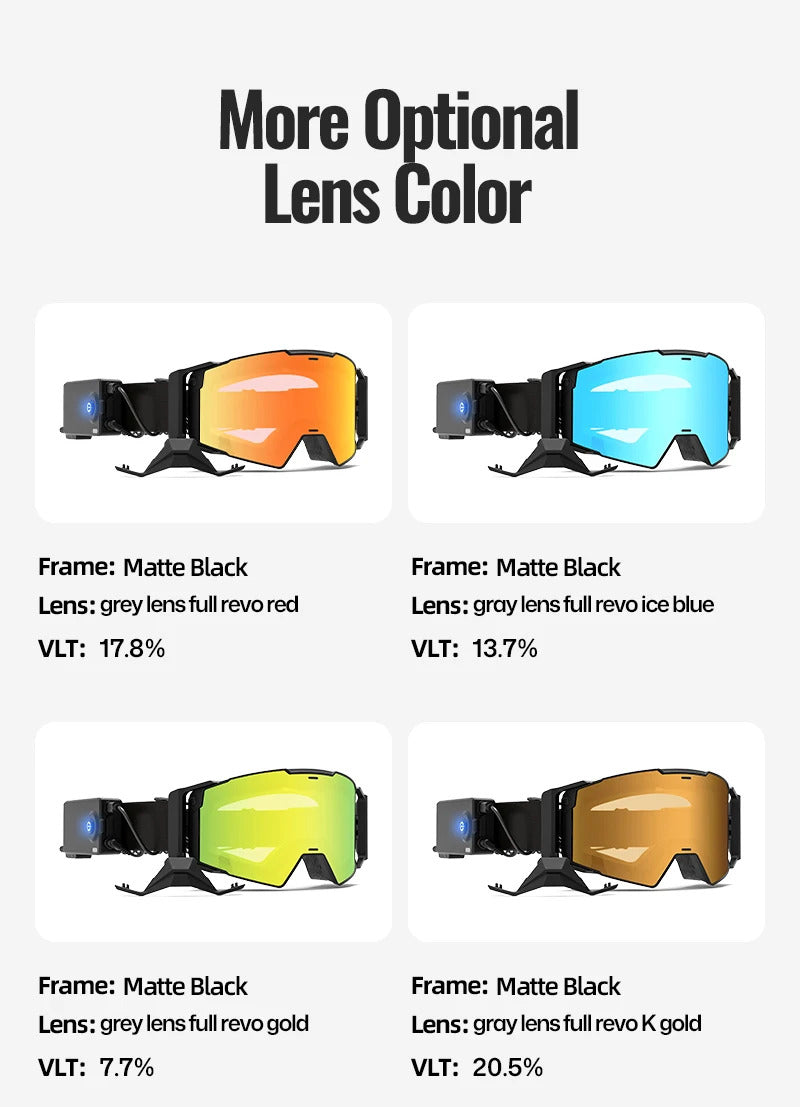 WORLUX ski goggles with anti-fog UV400 lens for snowboarding - image 25