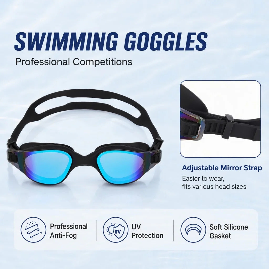 WORLUX anti-fog swim goggles for pool training - image 26
