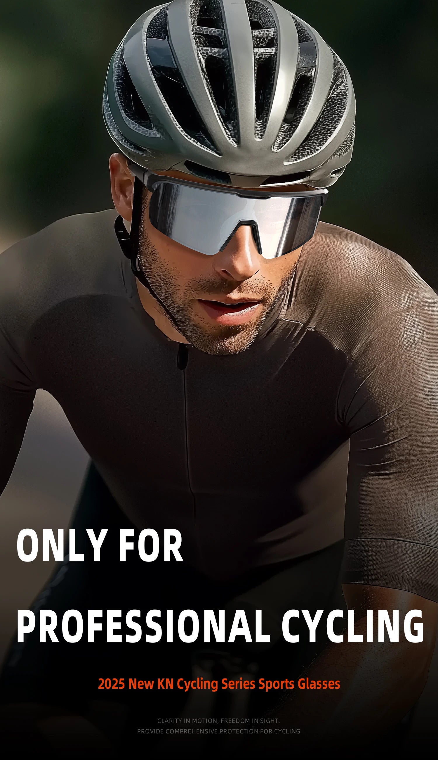 WORLUX KN15-22-C2 sports sunglasses with polarized mirrored lens for cycling and running - image 10