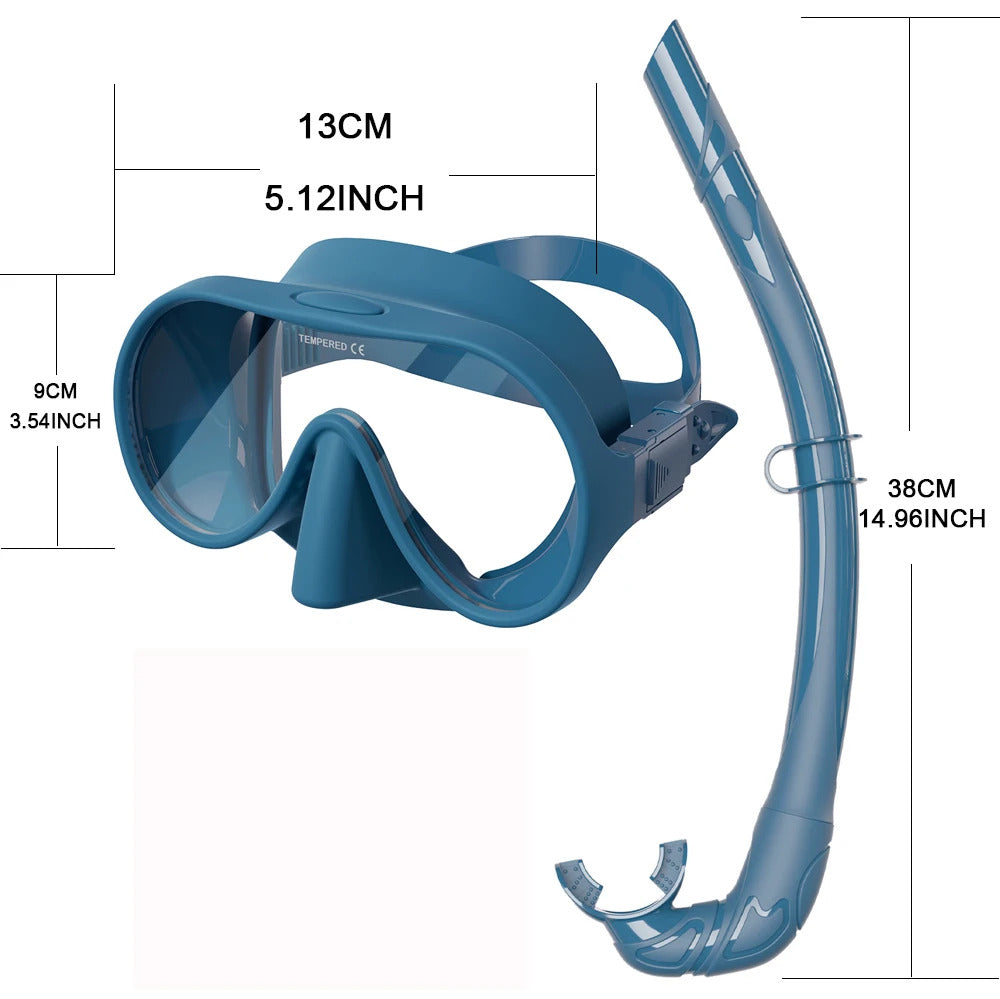 WORLUX tempered glass diving mask for snorkeling and freediving - image 29