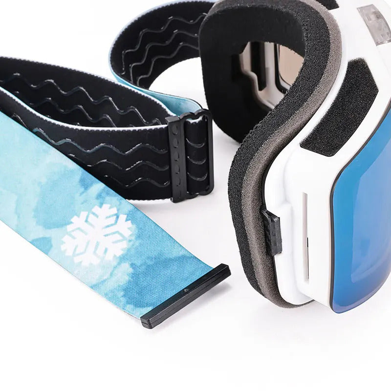 WORLUX ski goggles with magnetic lens, OTG fit for snowboarding - image 2