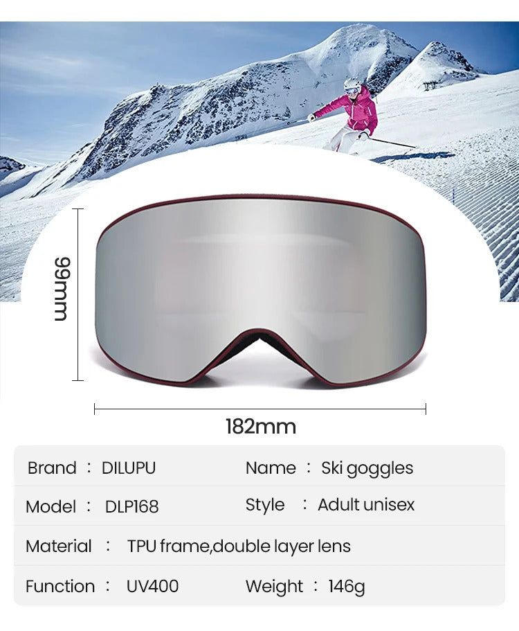 WORLUX OTG ski goggles with OTG fit for snowboarding - image 13