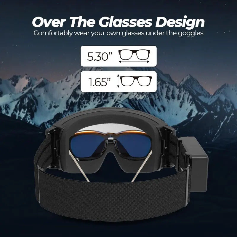 WORLUX ski goggles with frameless design for snowboarding - image 4