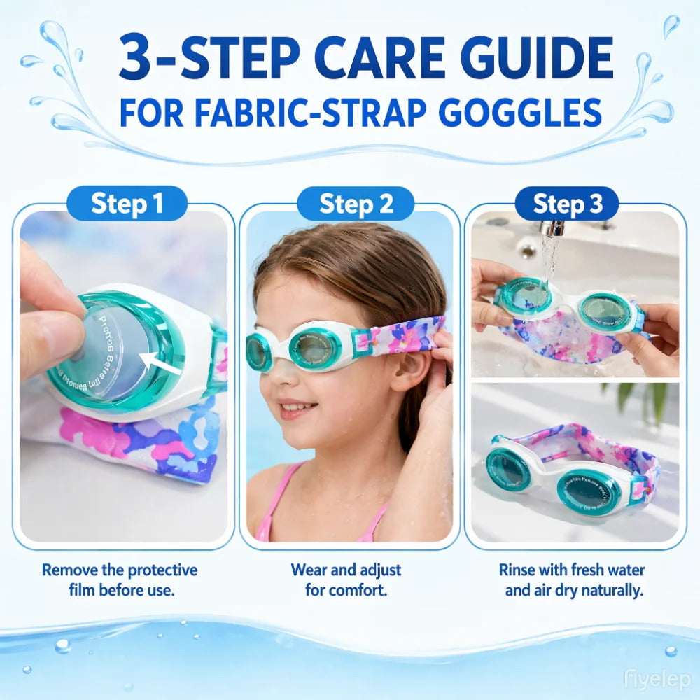 WORLUX kids anti-fog swim goggles for pool training - image 5