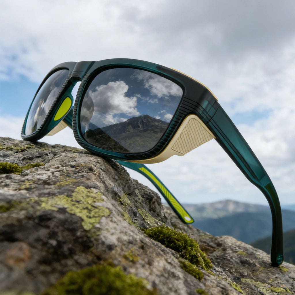WORLUX KM-Y361F-C6 sports sunglasses with polarized mirrored lens for fishing and baseball - image 1