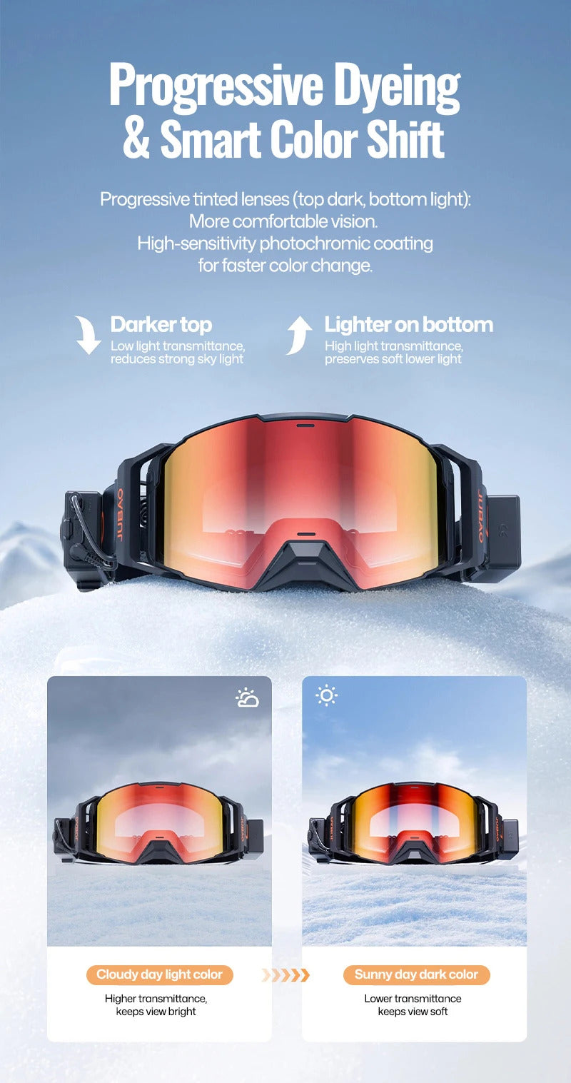 WORLUX ski goggles with anti-fog UV400 lens for snowboarding - image 18