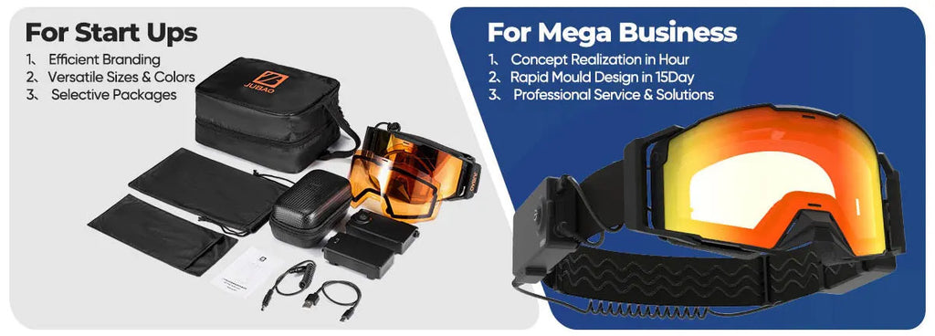 WORLUX ski goggles with magnetic lens, OTG fit for snowboarding - image 11