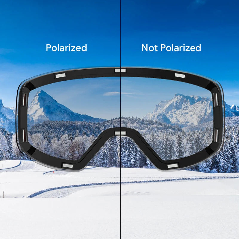 WORLUX ski goggles with magnetic lens, OTG fit for snowboarding - image 4